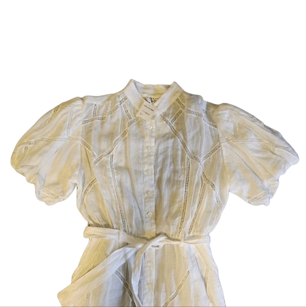 Frame White Dress-Size Medium